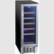 Edgestar 12 Inch Wide 18 Bottle BuiltIn Single Zone Wine Cooler with Reversible Door and LED Lighting CWR182SZ - alternate 1